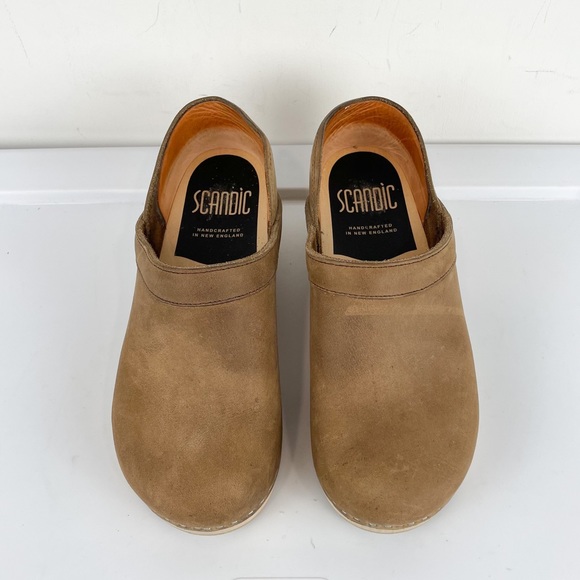 Brown Leather Clogs - Picture 3 of 13